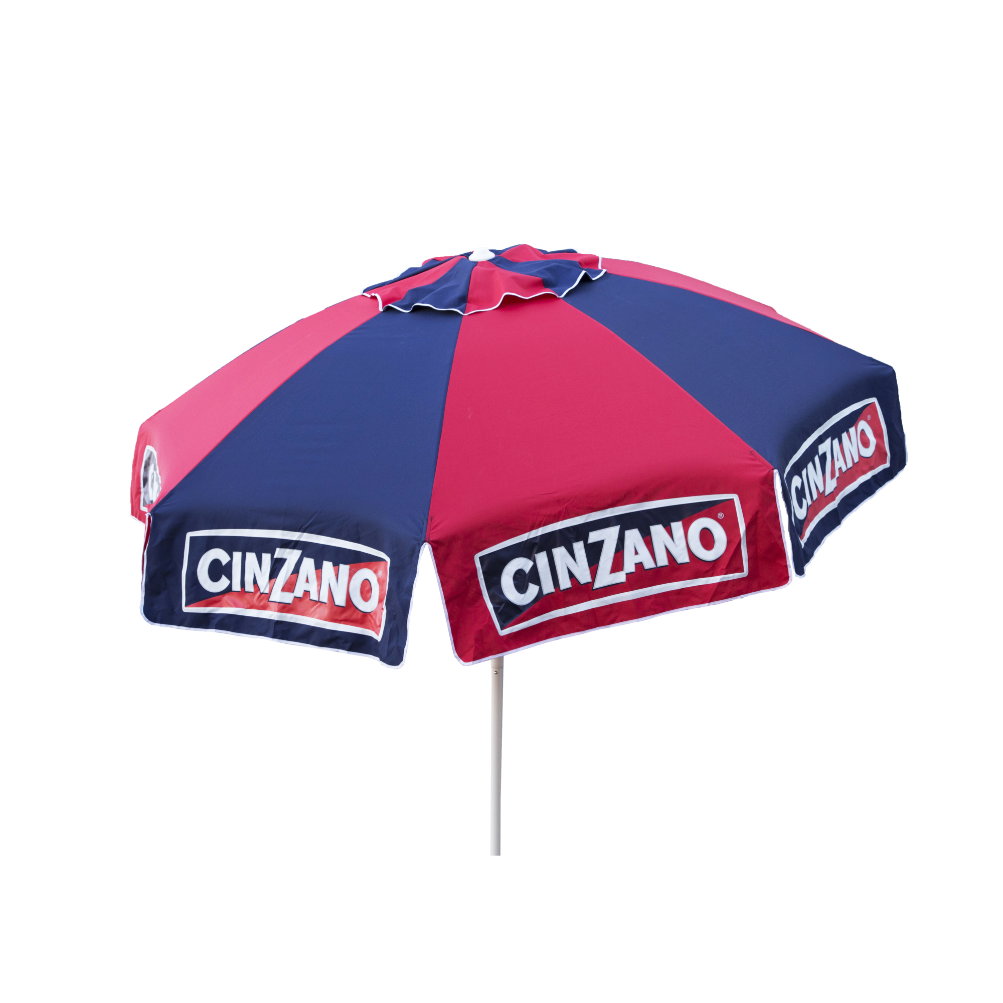 Heininger DestinationGear, 8ft. Cinzano Deluxe Beach and Patio Umbrella, Shape Round, Model# 1384